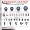 Service Caster 4'' Blue Poly Swivel 1-3/8'' Expanding Stem Caster Set 2 Total Lock Brakes, 4PK SCC-EXTTL20S414-PPUB-BLUE-2-S-2-138 - alternate 5